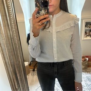 Primark Atmosphere Ruffle Button Down Shirt